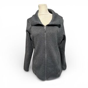 Champion Women's gray zip up women’s jacket size XL